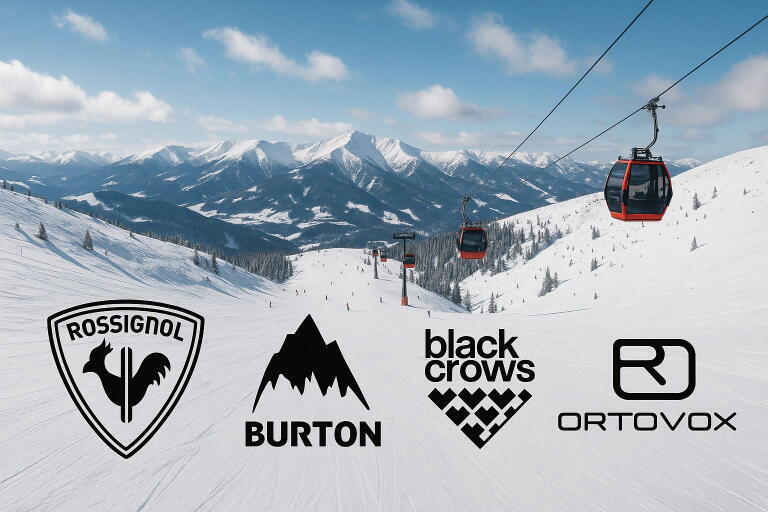 značky lyžiarskej výbavy