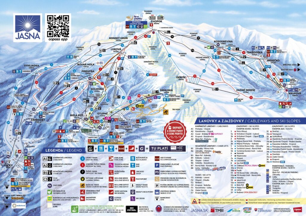 ski mapa jasná